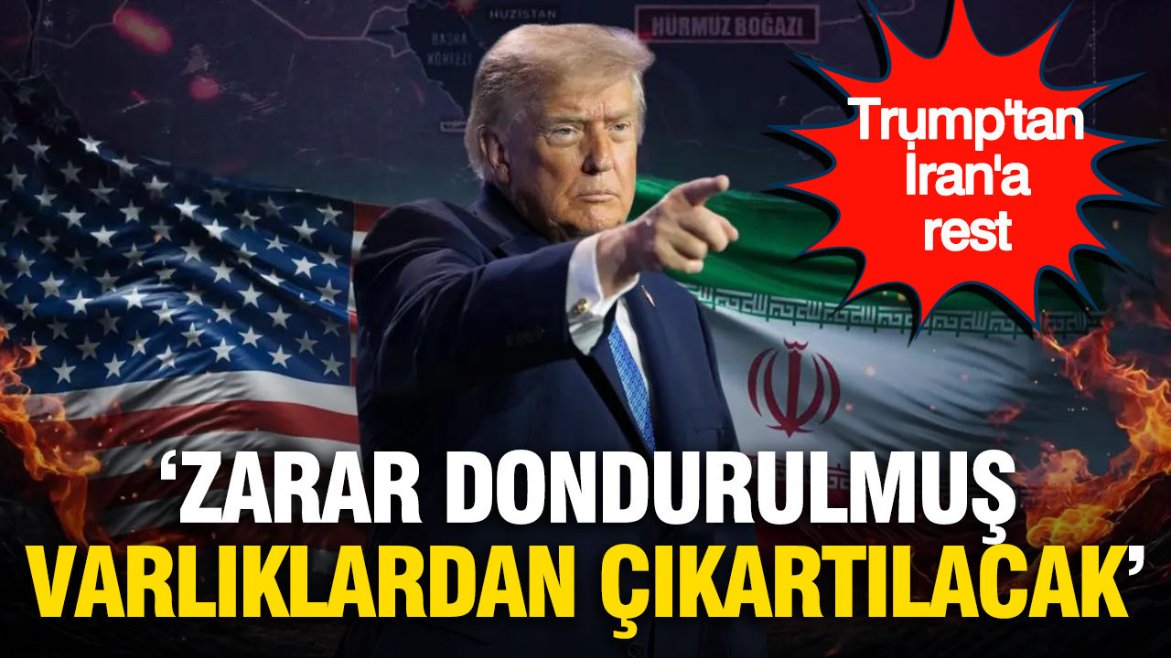 Trump’tan İran’a yeni rest: “Gemilere verilen zarar dondurulmuş varlıklardan karşılanacak” Haber gorseli