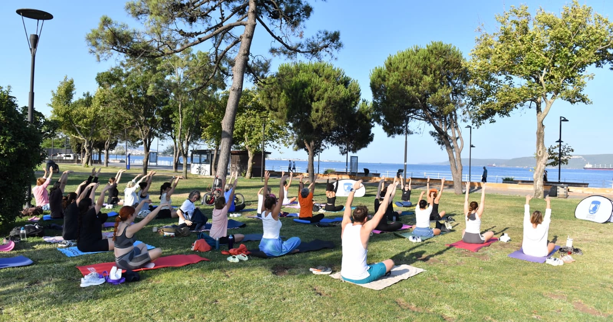Kadınlar Boğaz’a karşı yogo yaptı Haber gorseli